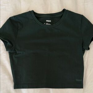 TNA Dark Green Short Sleeve Baby Tee
